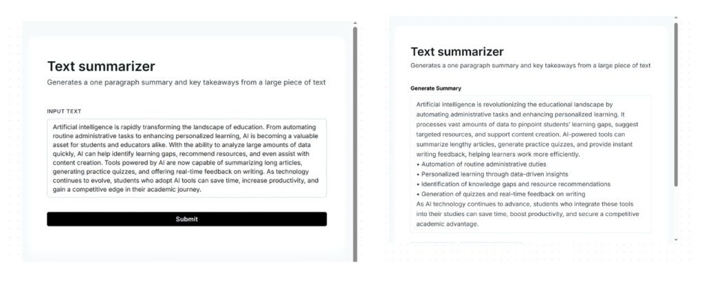 AI TOOL FOR SUMMARIZE TEXT