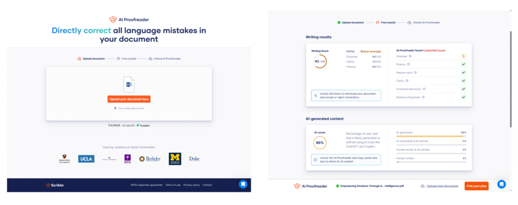 Scribbr AI Proofreader