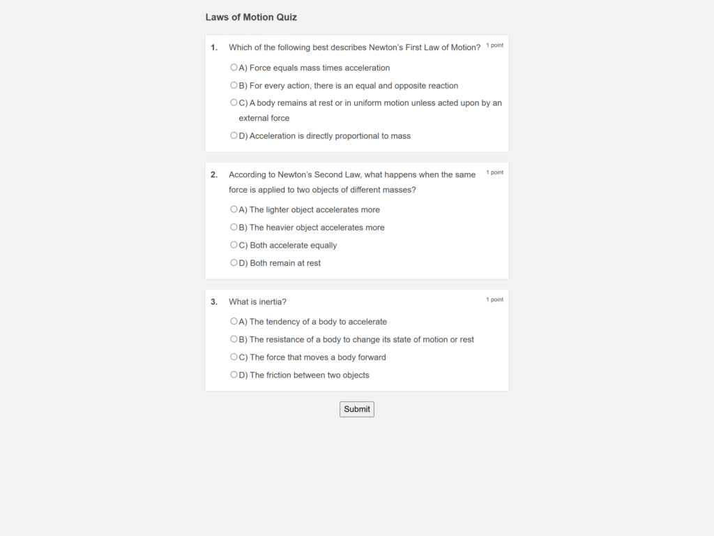 Testmoz