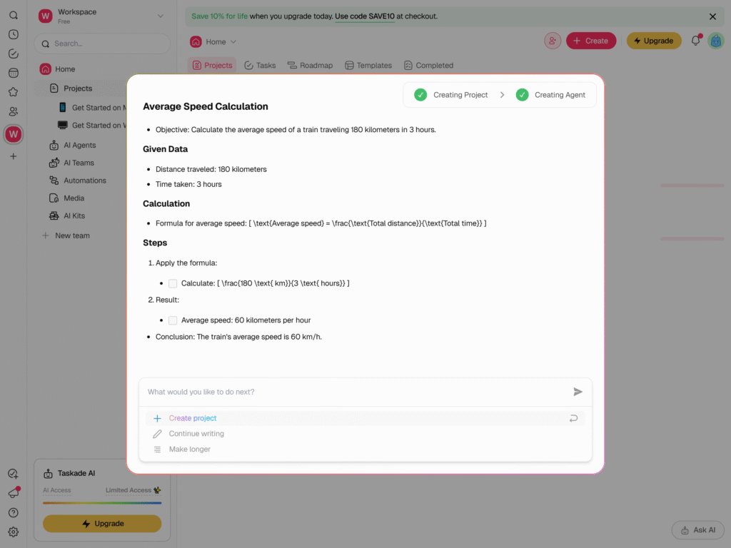 Taskade AI