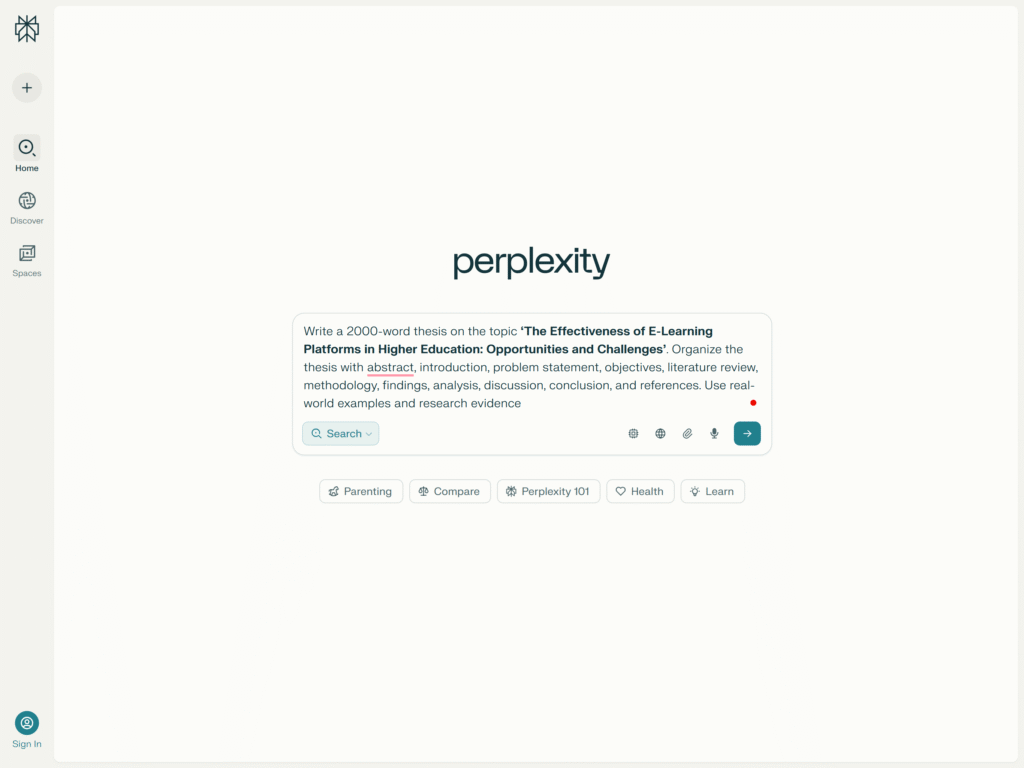Perplexity AI